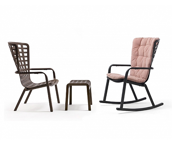 Folio rocking armchair